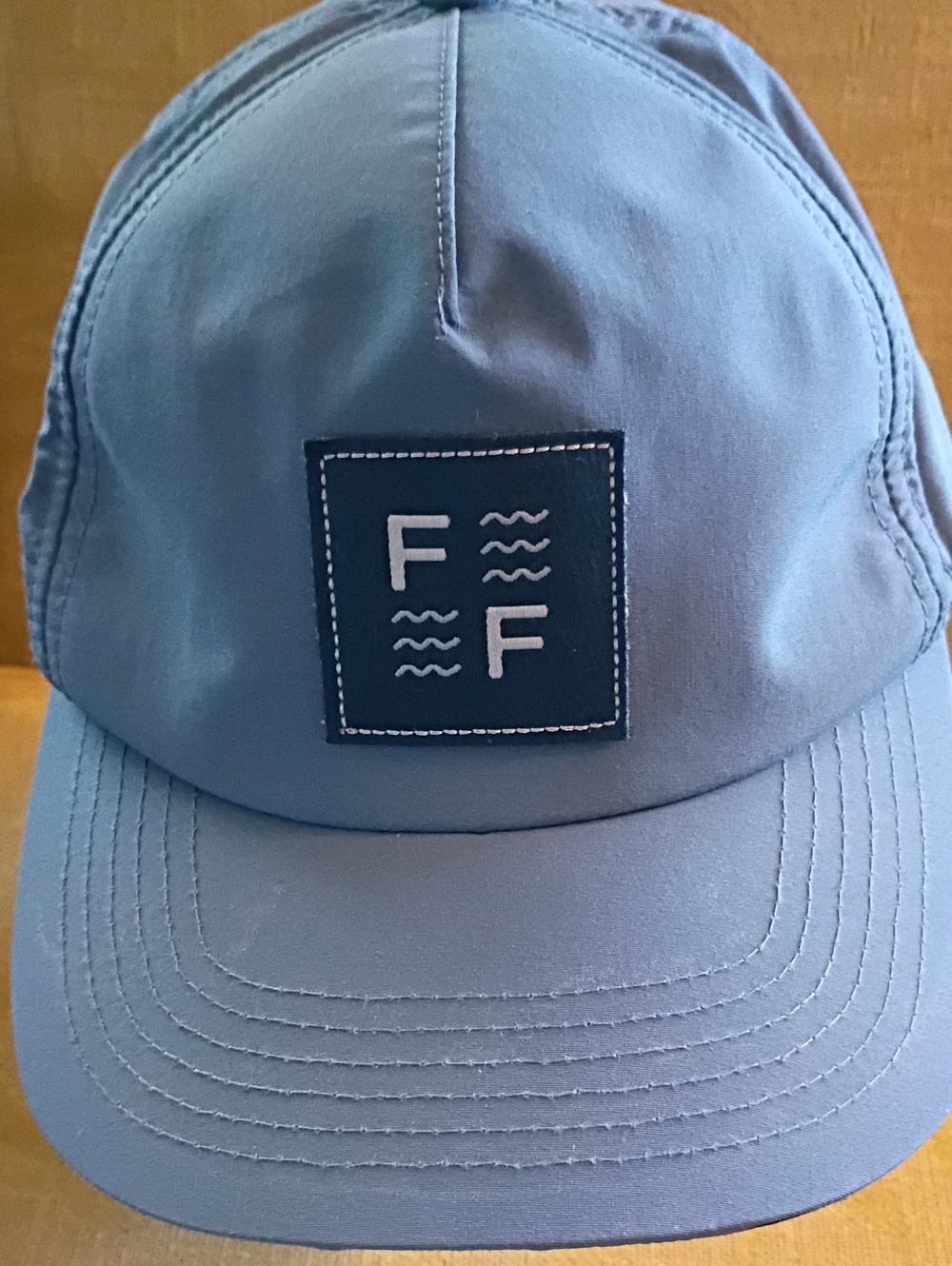 Free Fly Apparel-Slate Blue Performance Cap with Logo FF Patch-NWOT
